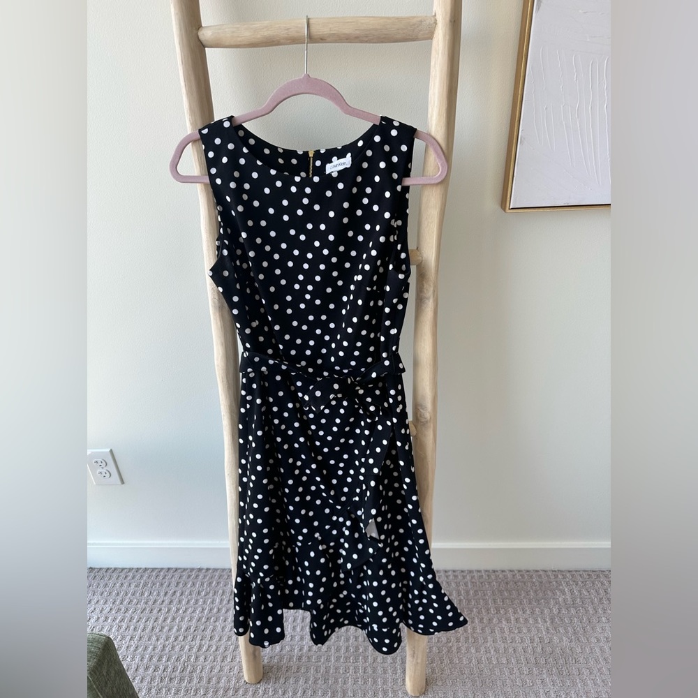 Calvin Klein ruffle dress